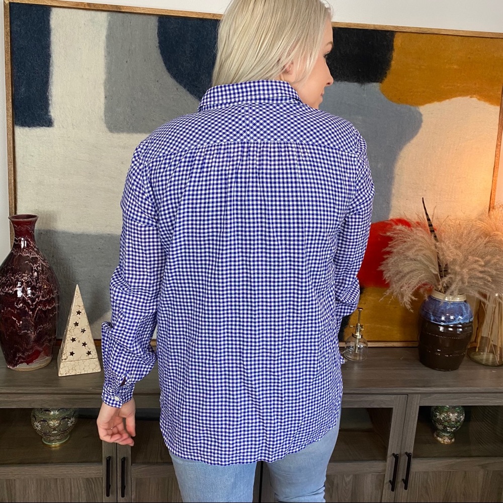 Jcrew Gingham Top - image 3